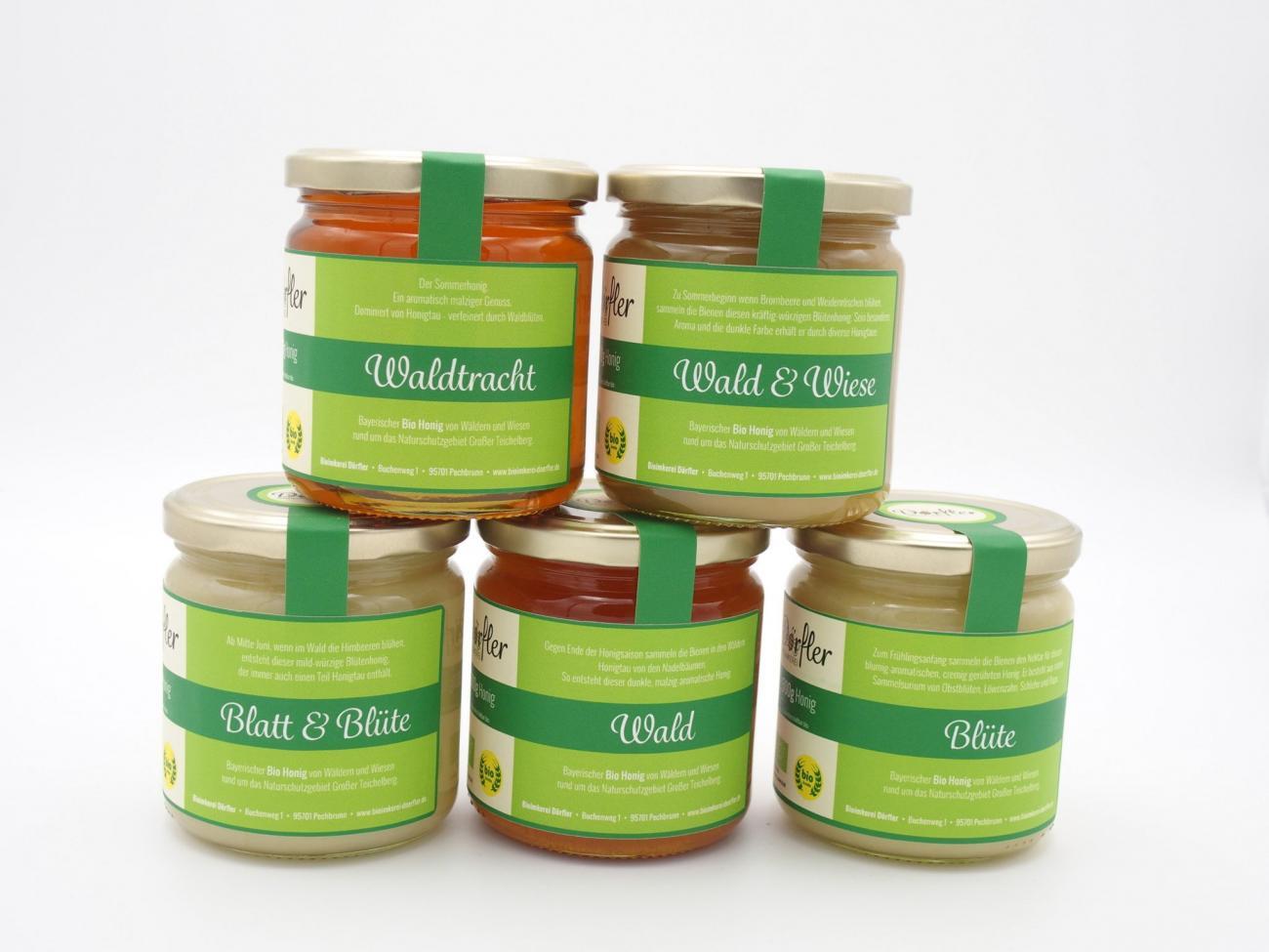 Honigetikett Bioimkerei Dörfler