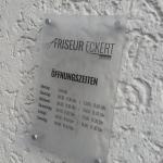 Schild Fassade Friseur Eckert Pressath