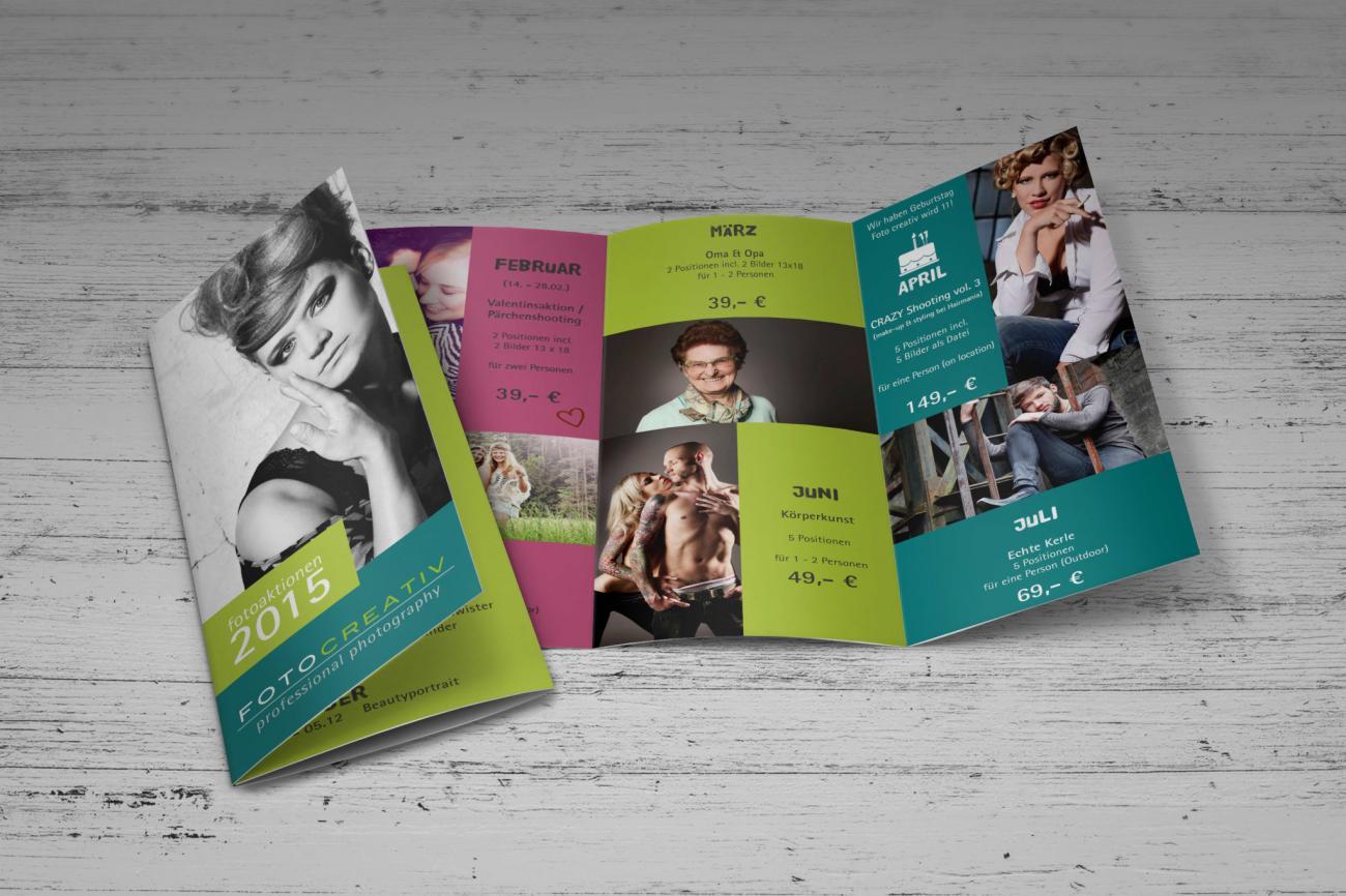 Flyer Fotografie Aktionen