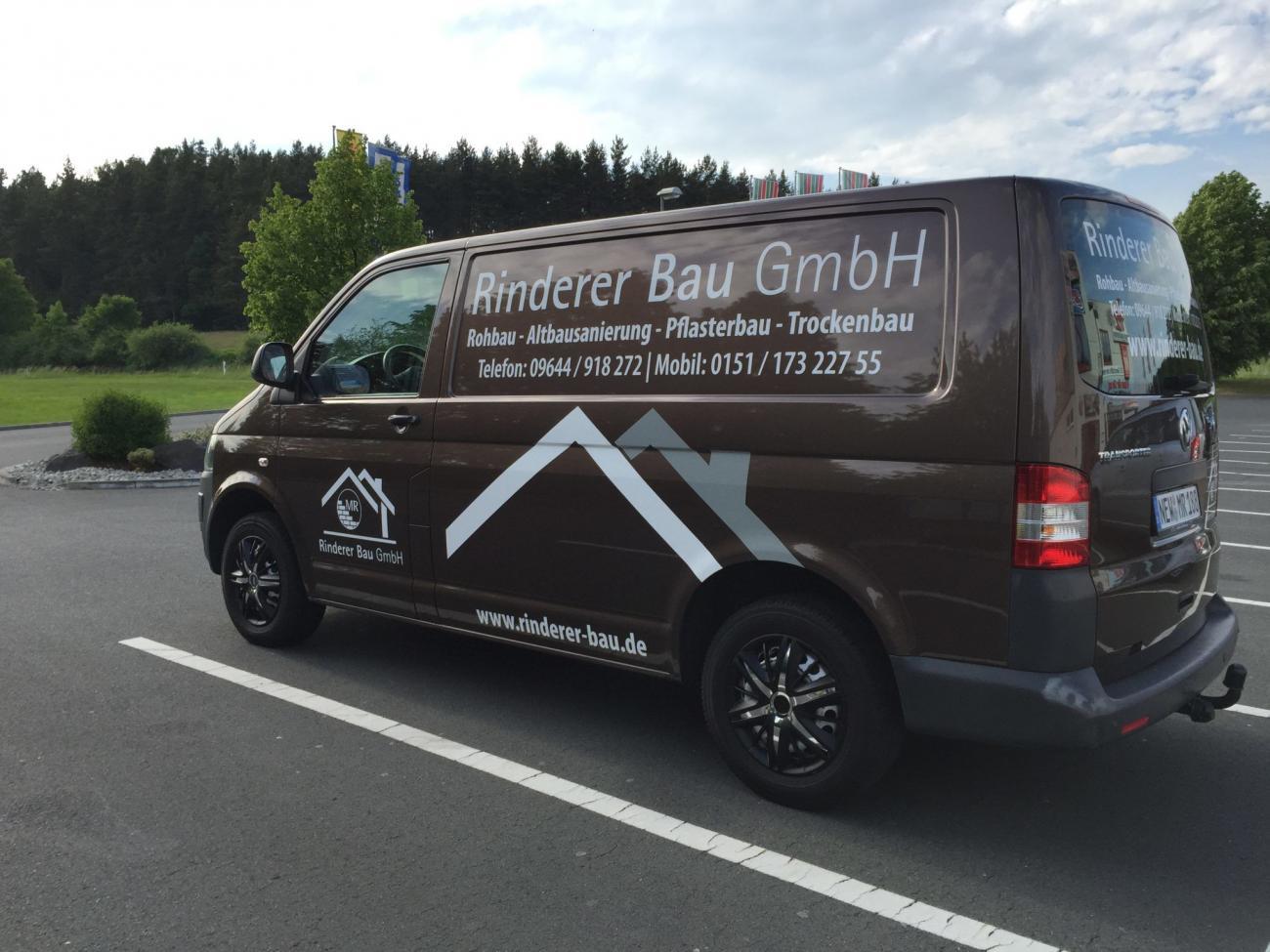 Rinderer Bau Fahrzeugbeklebung