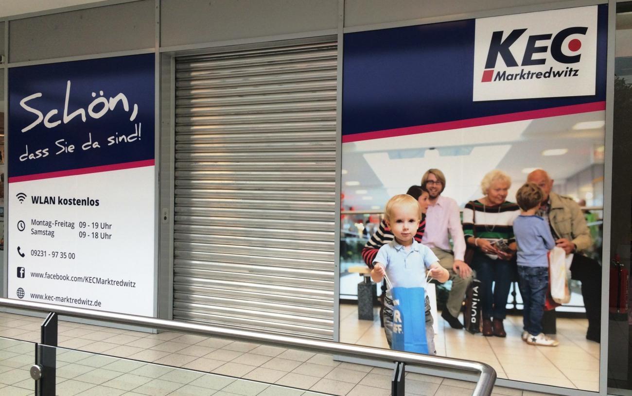 Fensterbeklebung KEC Marktredwitz