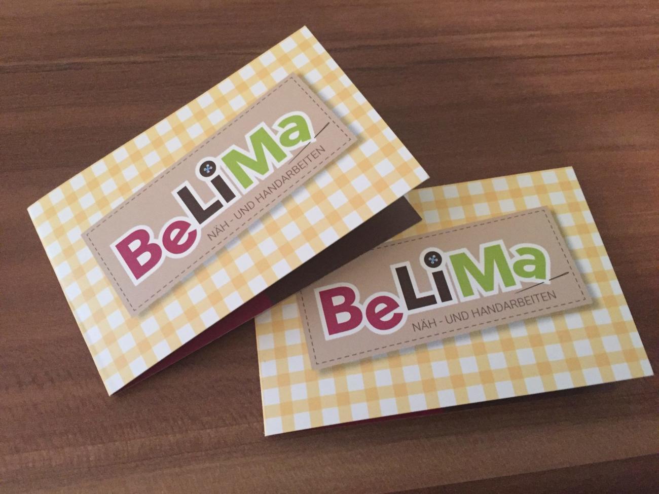 BeLiMa Visitenkarte Klappvisitenkarte
