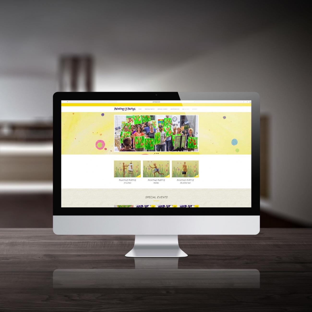 Webseite Paintinpartys Köln