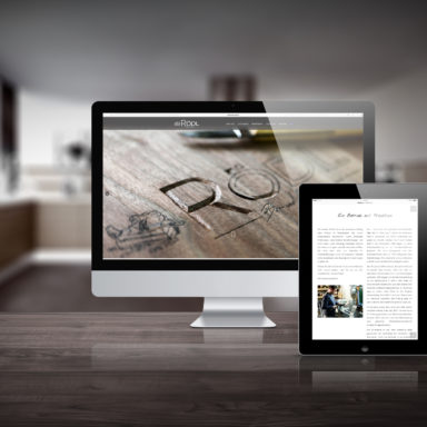 Webseite Schreinerei Rödl