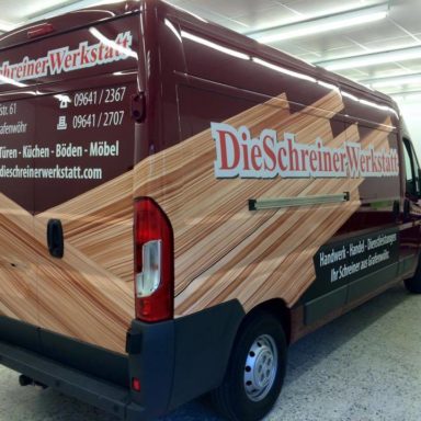 Fahrzeugbeklebung DieSchreinerWerkstatt