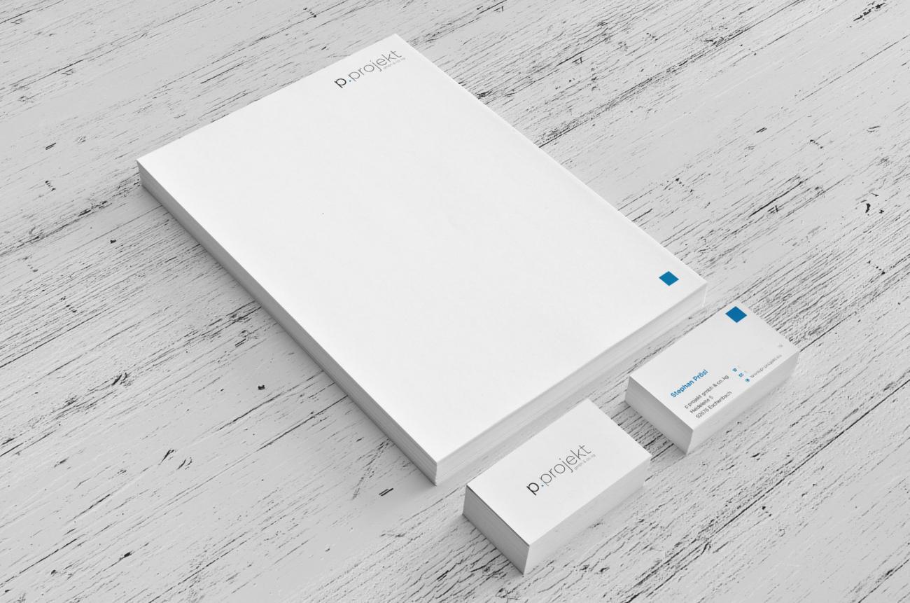p. projekt corporate design
