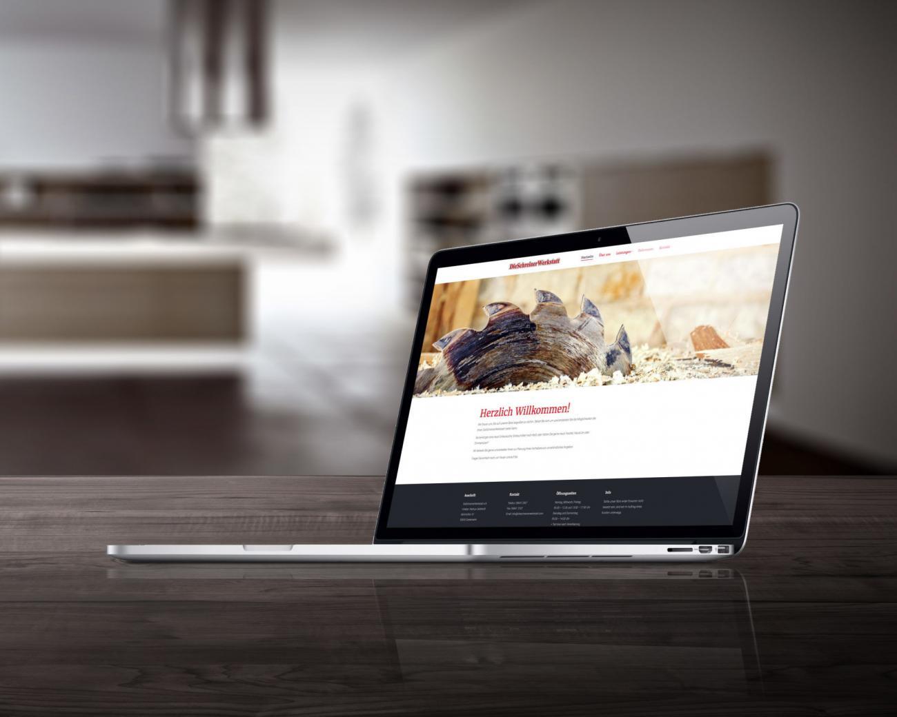 Webseite DieSchreinerWerkstatt