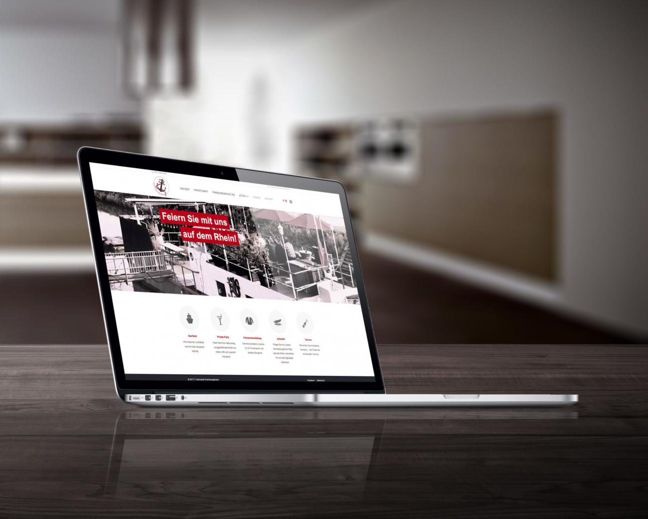 Webseite Hausboot Düsseldorf