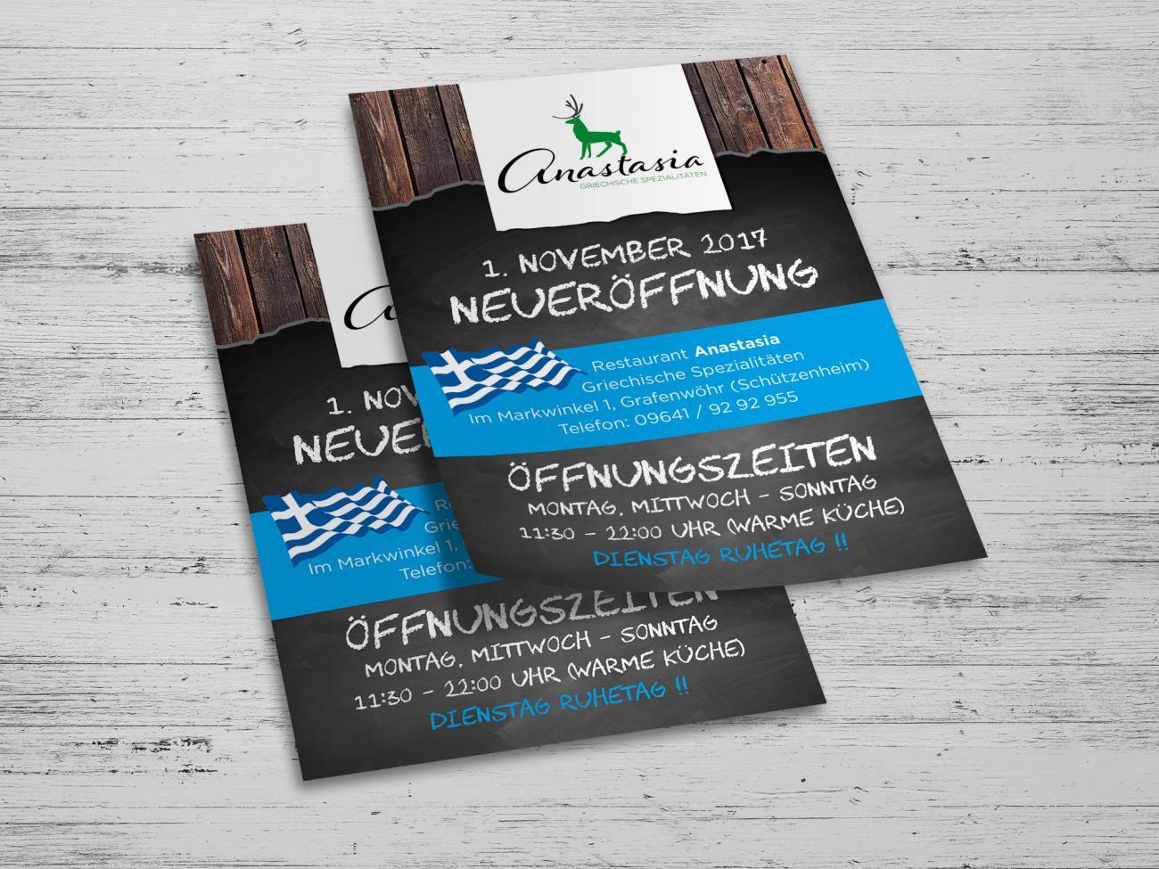 Flyer Neueröffnung