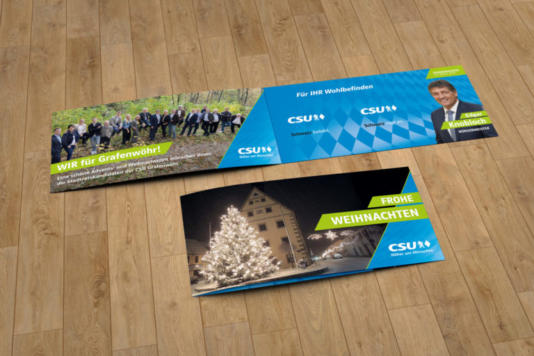 Weihnachtskarte CSU Grafenwöhr