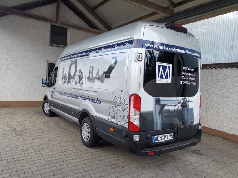 Fahrzeugbeklebung Bus Transporter