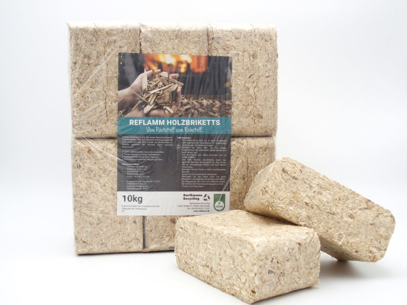 Reflamm Holzbriketts Barthmann Recycling