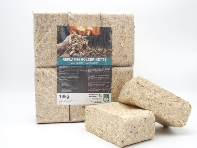 Reflamm Holzbriketts Barthmann Recycling