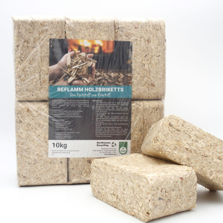 Reflamm Holzbriketts Barthmann Recycling