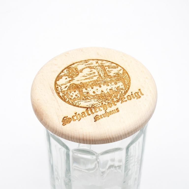 Holzdeckel für Bierkrug Schafferhof