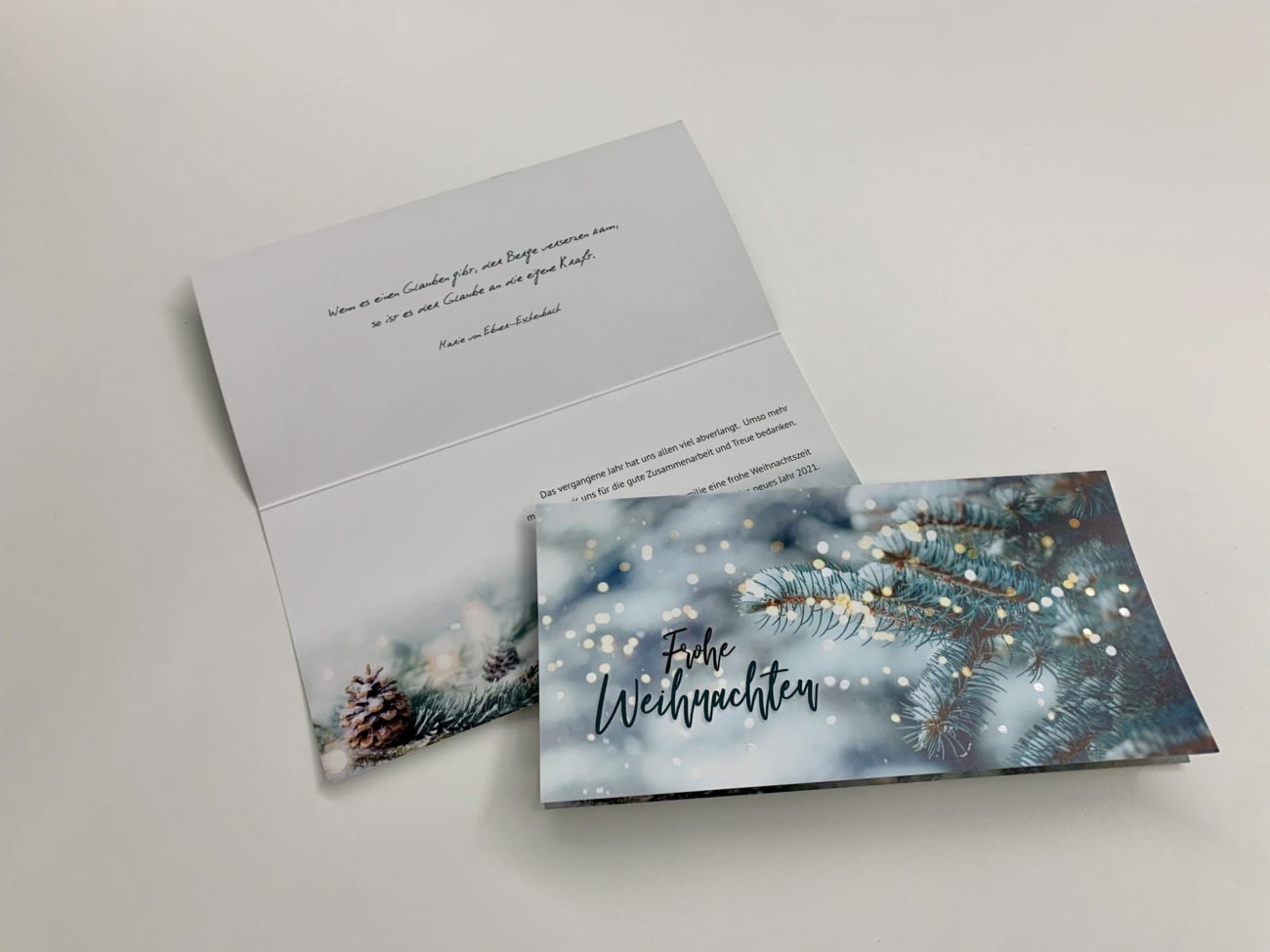 Weihnachtskarte MH Personal