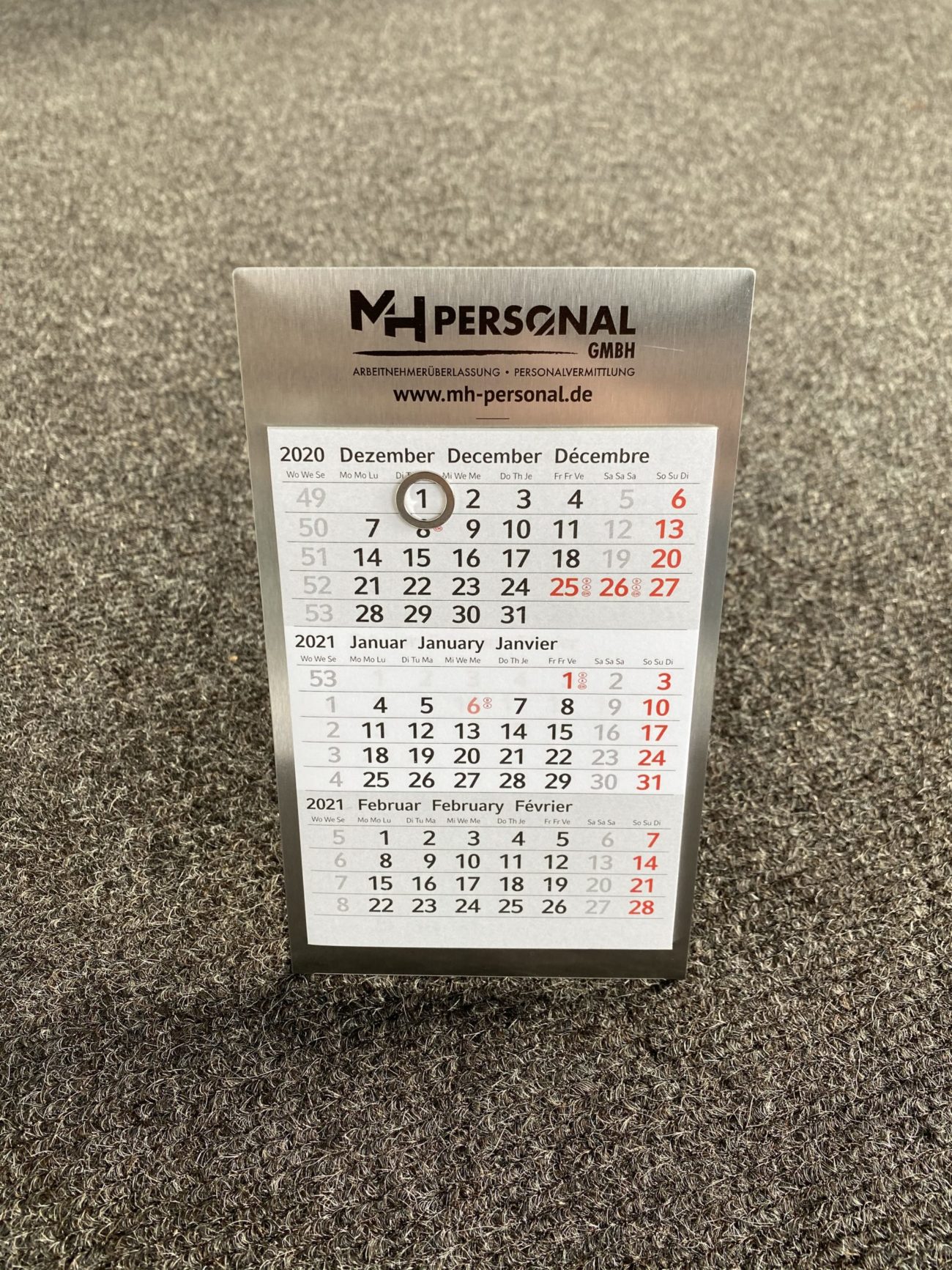 Tischkalender MH Personal