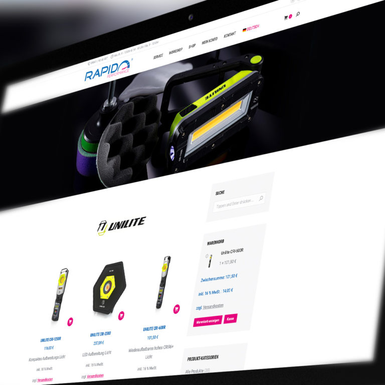 Webshop Rapido Performance