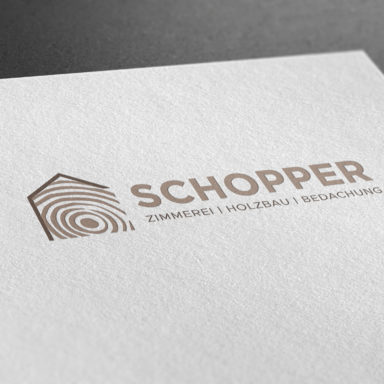Logo für eine Zimmerei