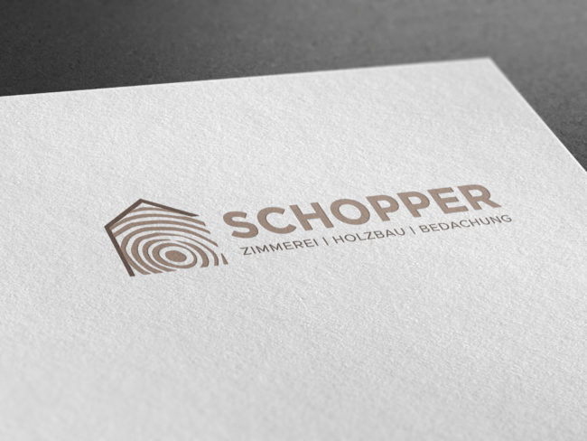 Logo für eine Zimmerei