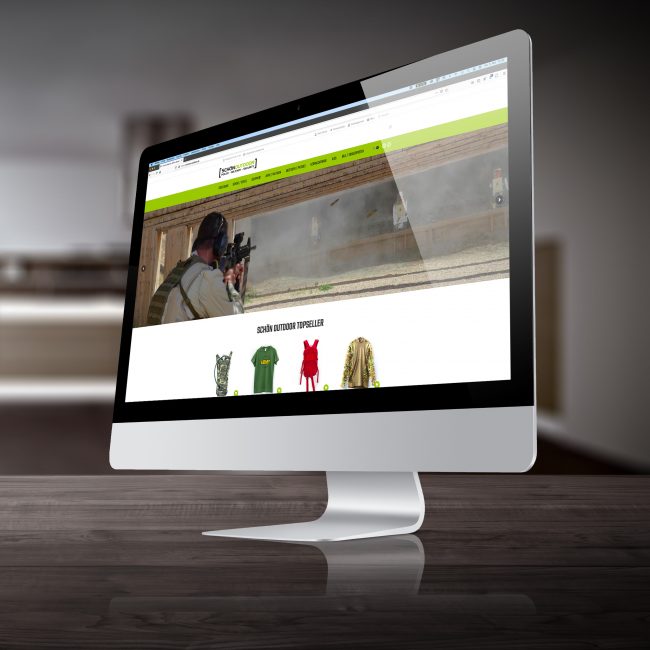 Webseite Schön Outdoor Grafenwöhr Webshop