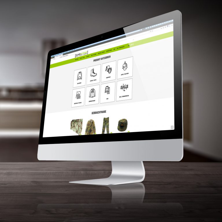 Webseite Schön Outdoor Grafenwöhr Webshop