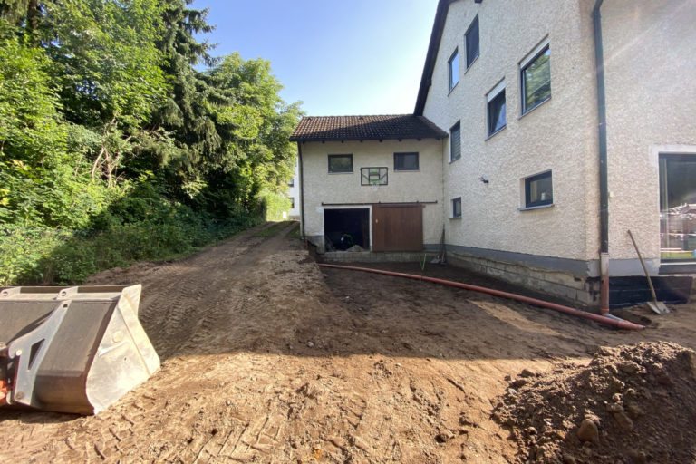 Baustelle, Büro, Werbeagentur, Haus, Baustelle vor der Werbeagentur VERESdesign