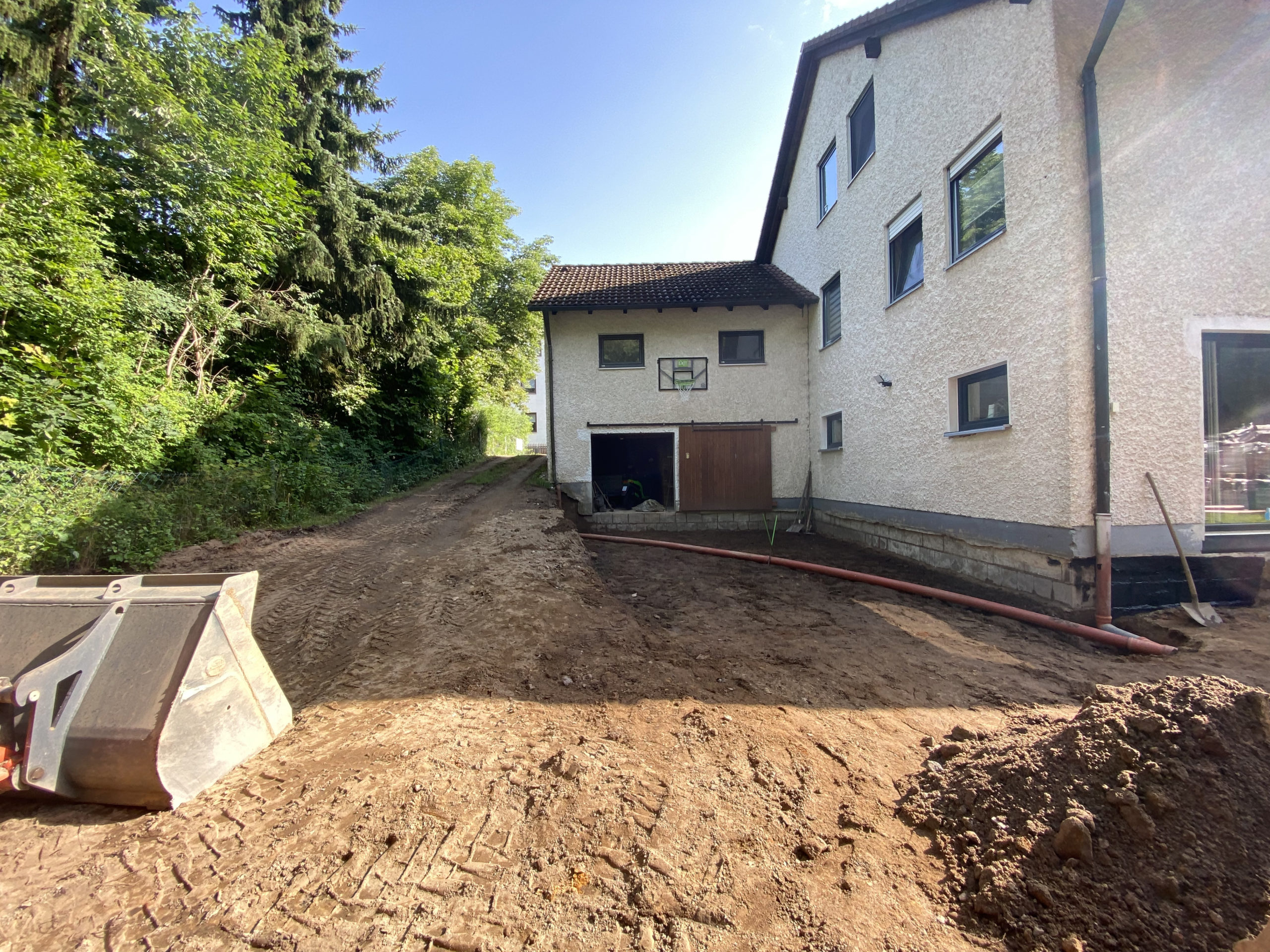 Baustelle vor dem Büro Baustelle, Büro, Werbeagentur, Haus, Baustelle vor der Werbeagentur VERESdesign