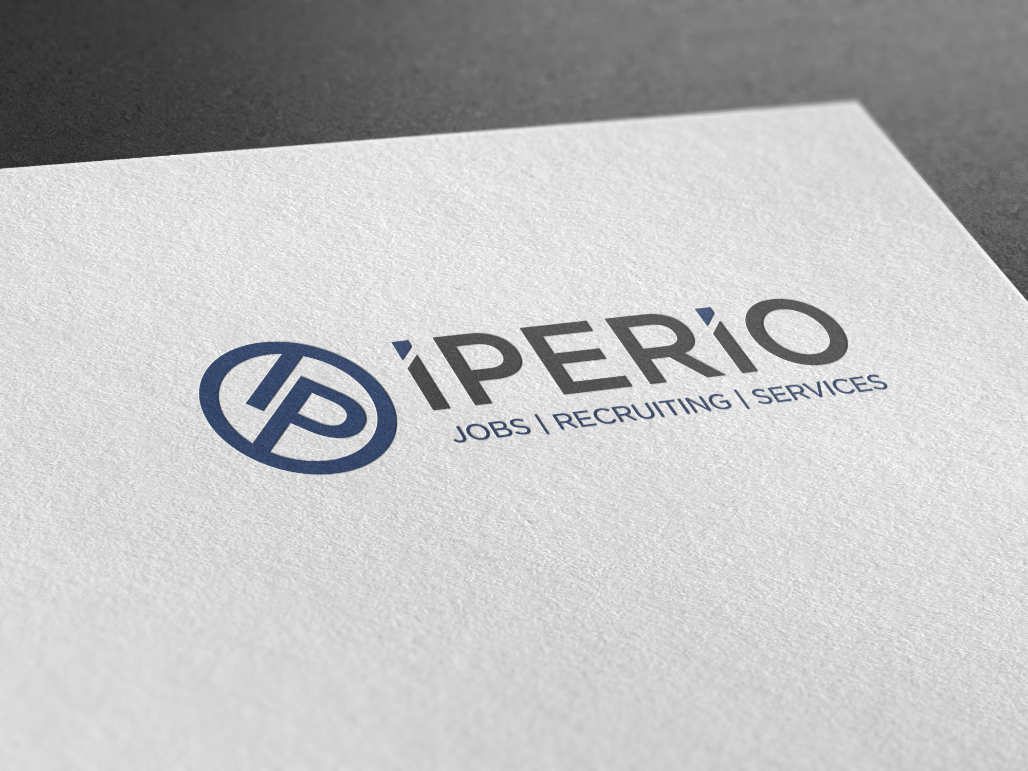 Iperio, personal, recruiting, Logo, Design, Briefpapier, Visitenkarte, Branding, Marke