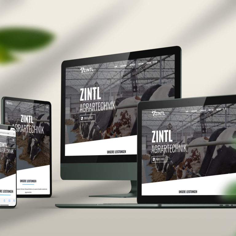 Zintl, Agrartechnik, Webseite, Agrar, DeLaval, Homepage, Webdesign für Zintl Agrartechnik aus Mitterteich