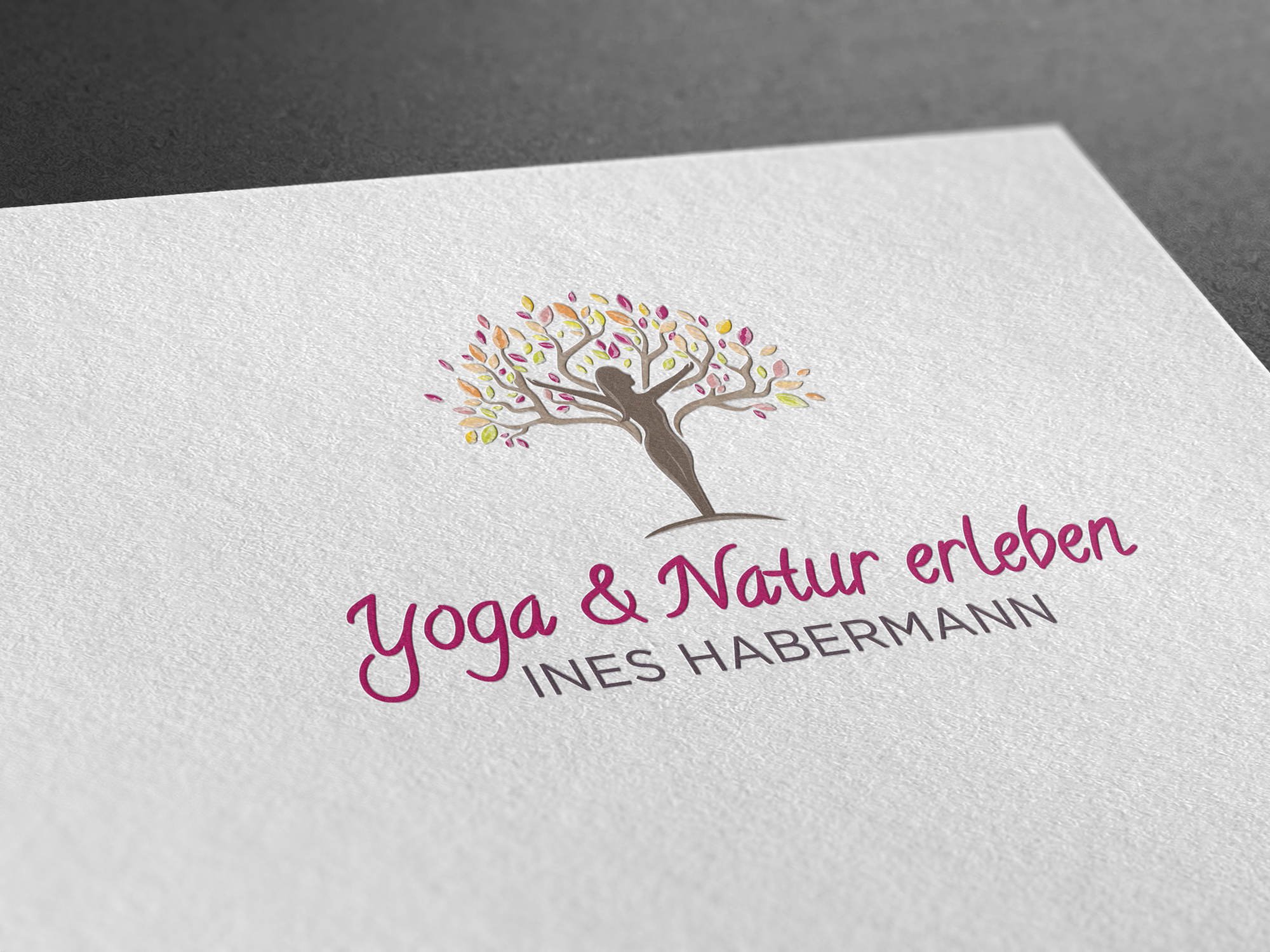 Yoga, Logo, Natur, Habermann, Logodesign