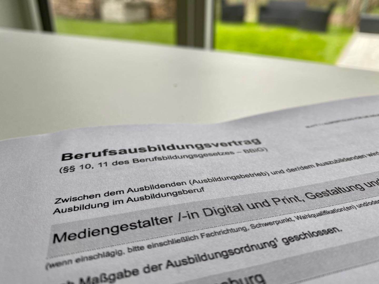 Ausbildung, Mediengestalter, Digital und Print, Vertrag, Azubi bei VERESdesign in Grafenwöhr