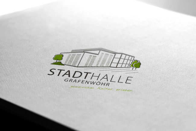 Stadthalle Logo Design Grafenwöhr, Logodesign für die Stadthalle in Grafenwöhr