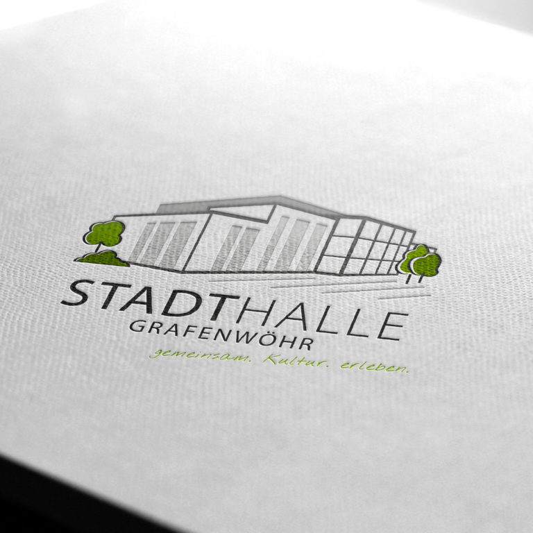 Stadthalle Logo Design Grafenwöhr, Logodesign für die Stadthalle in Grafenwöhr