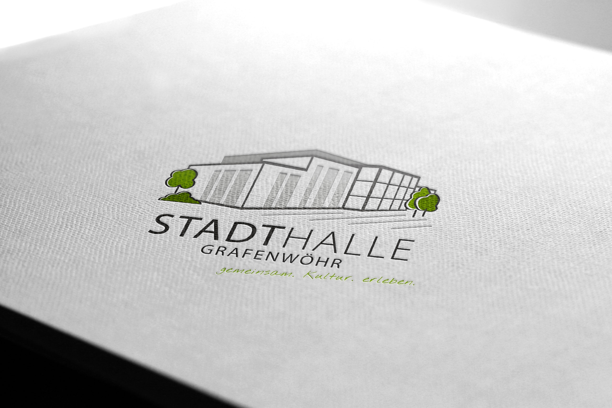 Stadthalle Logo Design Grafenwöhr, Logodesign für die Stadthalle in Grafenwöhr