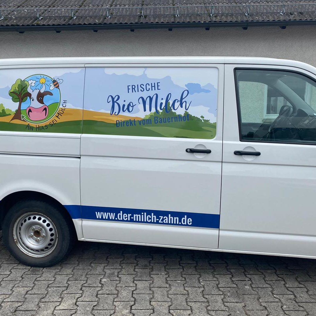 Fahrzeugbeklebung An Hias sei Mülch VW T6, Bus, beklebt, foliert