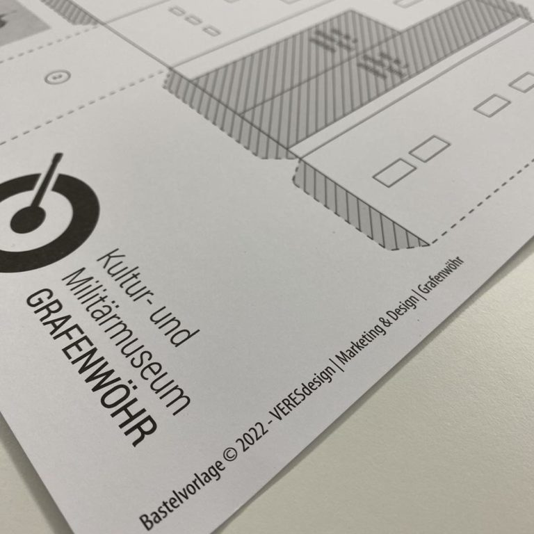 Bastelvorlage malen schneiden