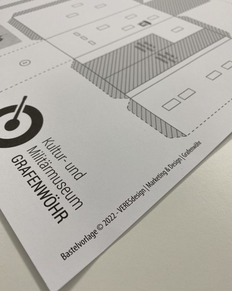 Bastelvorlage malen schneiden