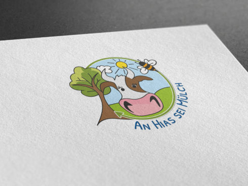 Logdesign, Bauernhof, Biomilch, Direktvermarkter, Landwirtschaft