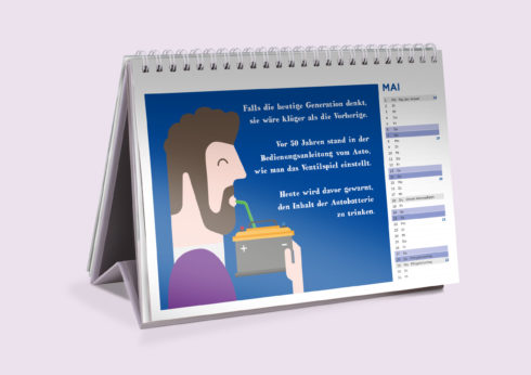 Kalender Sprüche lustig Auto