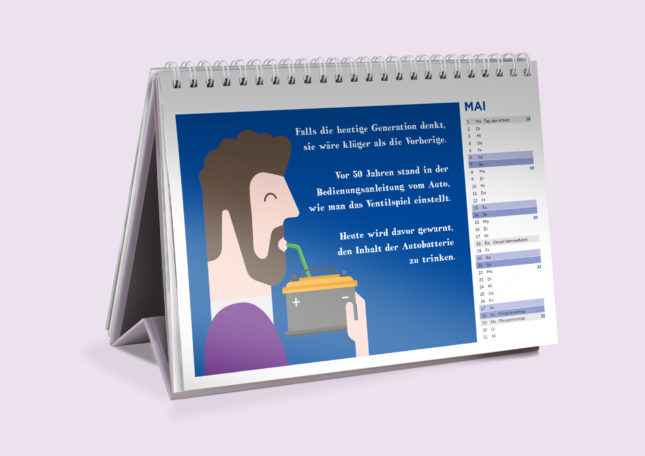 Kalender Sprüche lustig Auto