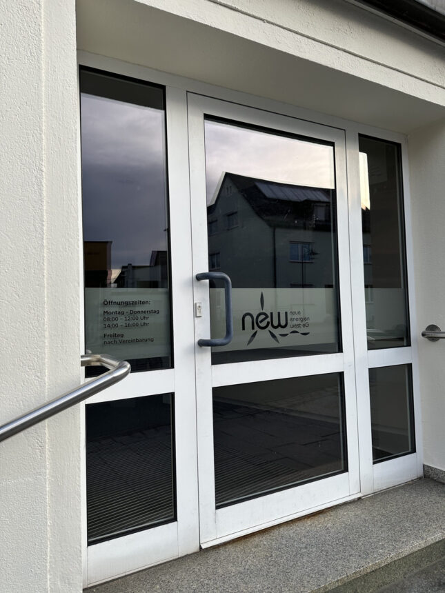 Milchglasfolie, Fenster, Tür, Milchglas, Logo, Werbung, Scheibe, Glas