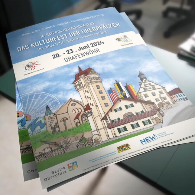 Nordgautag, Plakat, Werbung, Grafenwöhr, Malwettbewerb