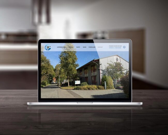 Ansicht der neuen Webseite der Grafenwöhrer Stadtwerke