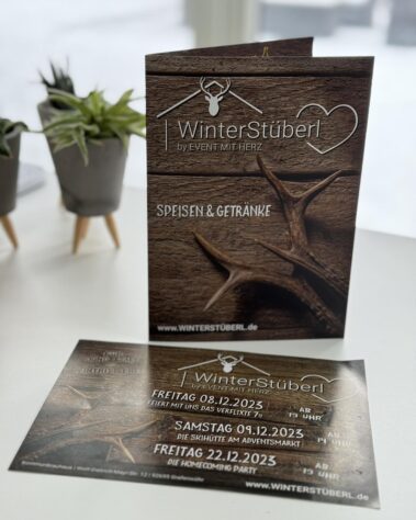 Speisekarten für das Grafenwöhrer Winterstüberl