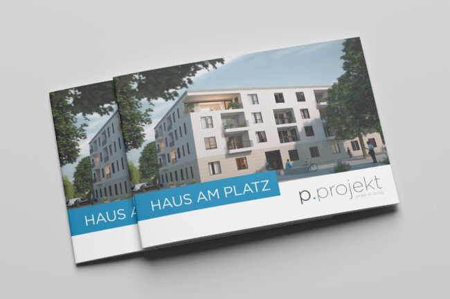 Expose für Immobilienfirma, Baufirma, Broschüre, exklusiv, Benker, Marktredwitz