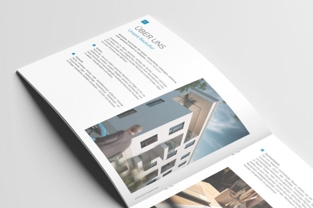 Expose für Immobilienfirma, Baufirma, Broschüre, exklusiv, Benker, Marktredwitz
