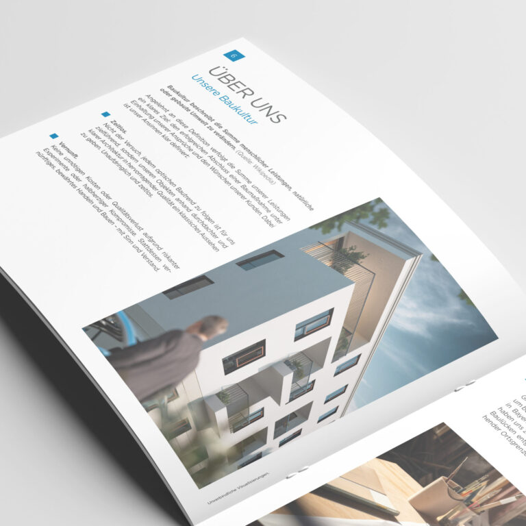 Expose für Immobilienfirma, Baufirma, Broschüre, exklusiv, Benker, Marktredwitz