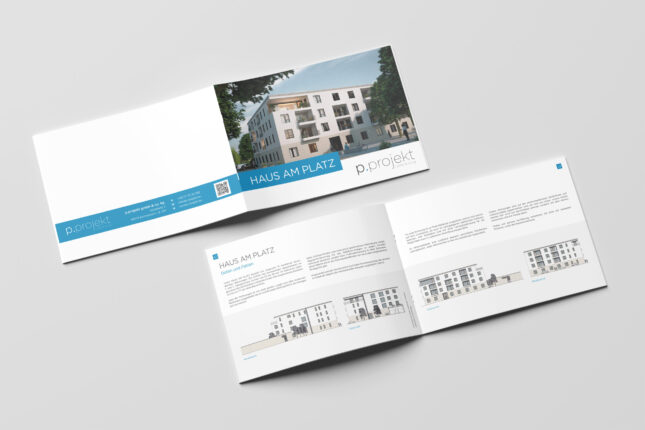 Expose für Immobilienfirma, Baufirma, Broschüre, exklusiv, Benker, Marktredwitz