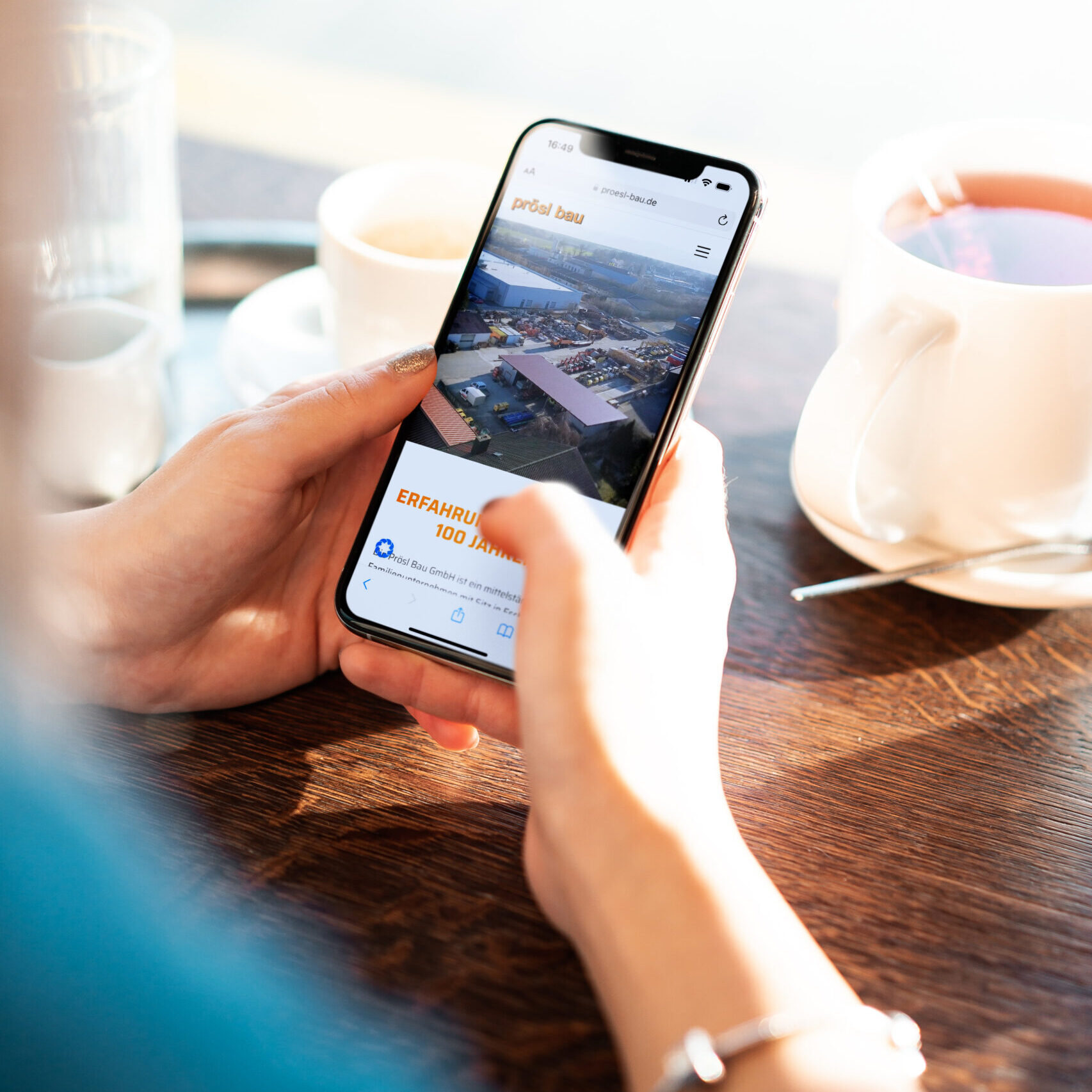 Webseite Prösl Bau Eschenbach responsive Webseite des Bauunternehmens Prösl Bau GmbH aus Eschenbach